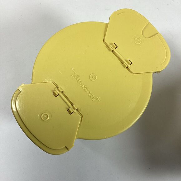 Vintage Tupperware Sugar Creamer Container Set Harvest Gold USA 574 577 - Picture 4 of 13